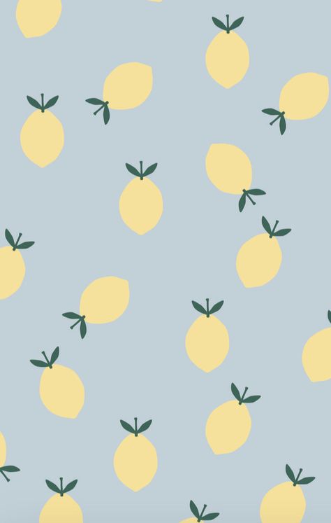 Iphone Backgrounds Nature, Lemon Aesthetic, Lemon Wallpaper, Lemon Background, Backgrounds Nature, Background Flower, Vintage Flowers Wallpaper, Cute Patterns, Fruit Wallpaper