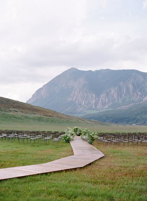 Jose Villa Wedding, Classic Wedding Centerpieces, Crested Butte Wedding, Wedding Design Inspiration, Aspen Wedding, Jose Villa, Wedding Chair Decorations, Wedding Aisle Decorations, Crested Butte