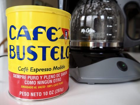 How to Make Café Bustelo Fast & Easy - Updated in 2020 Bustelo Coffee Recipes, Cafe Bustelo Recipe, Cafe Bustelo Iced Coffee, Cafe Bustelo Instant Espresso Recipe, Bustelo Coffee, How To Make A Latte, Cafe Bustelo, Espresso Recipes, Cuban Coffee