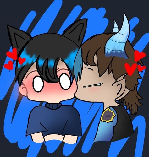 Pierce X Ein Fanart, Peirce X Ein, Ein X Pierce Aphmau Ship, Ein X Pierce Aphmau Fanart, Pierce Aphmau, Aaron Fanart, Ein X Pierce, Ein Fanart, Mystreet Fanart