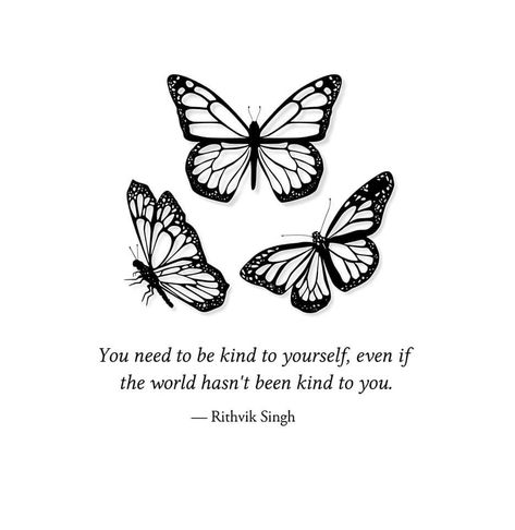 Check In With Yourself, Quotes And Poems, Fall In Love With Yourself, Self Love Tattoo, Clever Tattoos, Quotes Cute, Butterfly Quotes, Soothing Quotes, Self Inspirational Quotes