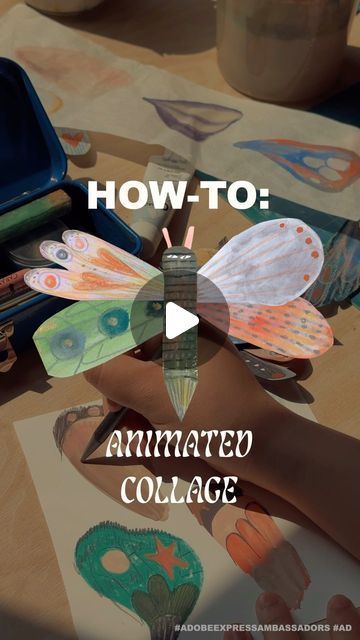 Katie Mai, Collage Art Video, Animated Collage Art, Photo Collage Animation, Photo Manipulate Ideas, Easy Animation, Animated Collage, How To Make Digital Collage Art, Collage Animation