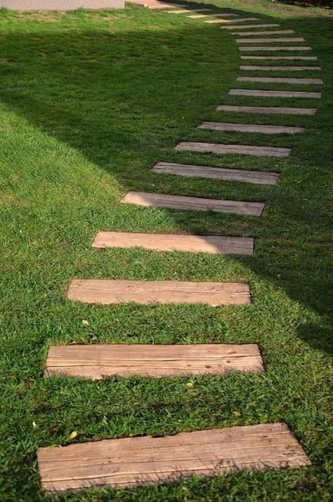 Outdoor Gardens Landscaping, Backyard Walkway, Pathway Landscaping, Garden Paving, Garden Walkway, Diy Backyard Landscaping, Have Inspiration, Outdoor Gardens Design, Backyard Garden Design