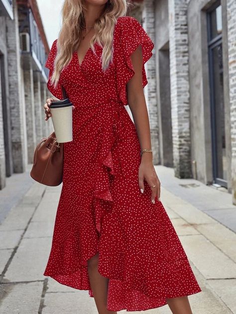 Chic Maxi Dresses, Business Formal Dress, Floral Midi Skirt, Prairie Dress, Ruffle Hem Dress, Professional Dresses, Hem Dress, 15 Dresses, Outfits Casuales