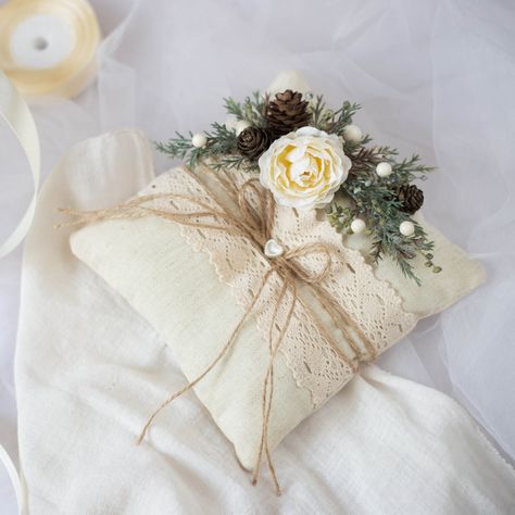 Hey, I found this really awesome Etsy listing at https://www.etsy.com/listing/785251992/ivory-ring-bearer-ring-holder-pillow Blush Rustic Wedding, Wedding Ring Display, Ring Bearer Holder, Ring Pillow Lace, Winter Wedding Accessories, Rustic Wedding Ring, Ring Bearer Flower Girl, Ivory Ring, Wedding Ring Bearer Pillow