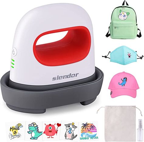 Amazon.com: Slendor Mini Heat Press Machine for T Shirts Shoes, 4.17" x 2.44" Small Vinyl Printing Machine Portable Easy Press Iron for HTV Vinyl Projects & Heating Transfer, Red : Arts, Crafts & Sewing Espionage Books, Mini Heat Press, T Shirt Press, Nursing Care Plan, Ironing Machine, Mini Iron, Vinyl Printing, Mug Press, Heat Press Machine