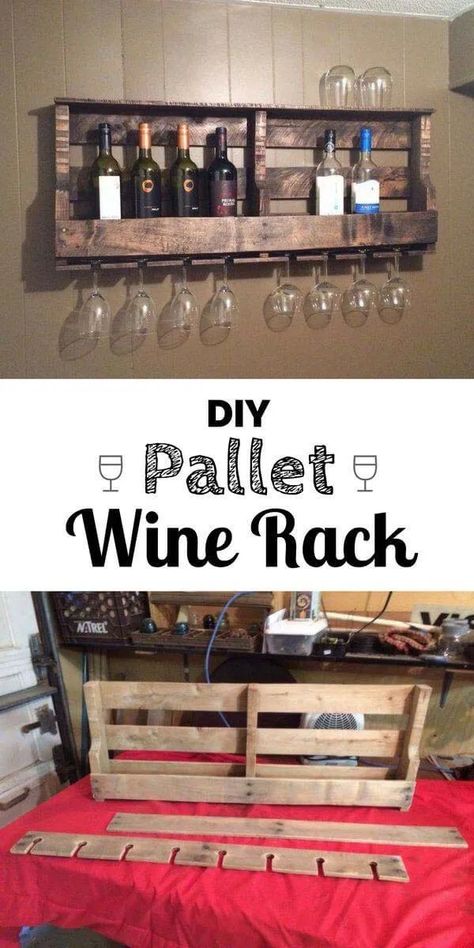 64 Best Kitchen Wall Decor Ideas To Add Personal Touch | Decor Home Ideas Wood Pallet Wine Rack, Pallet Wine Rack, Pallet Wine, Cute Dorm Rooms, Pretty Kitchen, Diy Wine Rack, Diy Holz, Kitchen Diy, Diy Wine