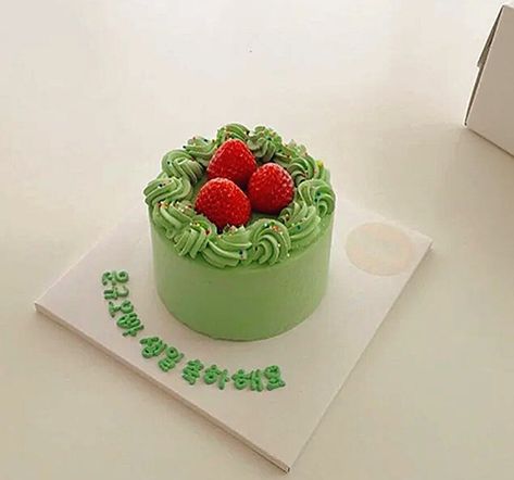 Strawberry Lunchbox Cake, Lunchbox Cake, Cake Strawberry, Korean Japanese, Easy Cake Decorating, Cute Cakes, Easy Cake, Japanese Food, Panna Cotta