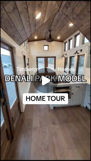 Timbercraft Tiny Homes on Instagram: "Welcome home (featuring the Denali Park tiny home)!" Tiny Homes With Loft, Tiny Homes Interior, Home Depot Tiny House, Tiny Homes On Wheels, Timbercraft Tiny Homes, Container Living, Beautiful Small Homes, Park Model Homes, Tiny House Interior Design