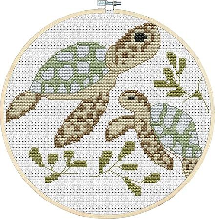 Amazon.com: Awesocrafts Cross Stitch Kits Little Turtle Looking for Mom 11CT Stamped Patterns Easy Cross Stitching Embroidery Needlework Kit Supplies (Turtle) Stitching Embroidery, Easy Cross, Selling Products, Cross Stitching, Cross Stitch Kits, Amazon Art, Sewing Stores, Needlework, Cross Stitch