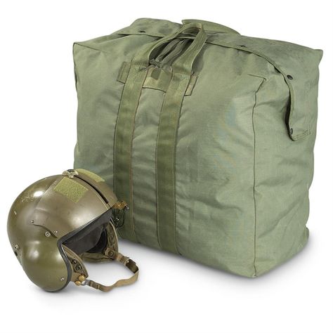 Used U.S. Military Surplus Flyer's Kit Bag, Olive Drab  5,280-cu. in. capacity Military Surplus Store, Army Gears, Military Bag, Army Surplus, Tool Bags, Tactical Bag, Tool Kits, Military Surplus, Military Spouse