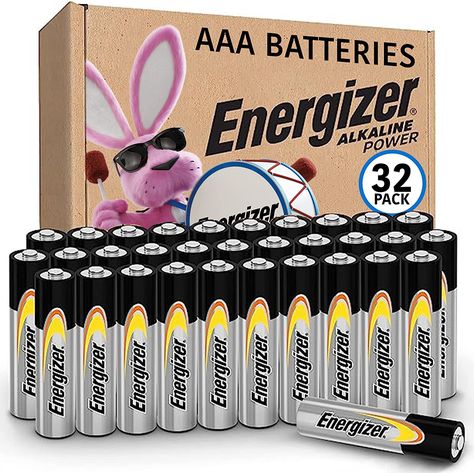 Energizer Alkaline Power AAA Batteries (32 Pack), Long-Lasting Triple A Batteries - Packaging May Vary Bic Razors, Energizer Battery, Aaa Batteries, Batteries, Long Lasting, Packaging, Free Shipping, 10 Things