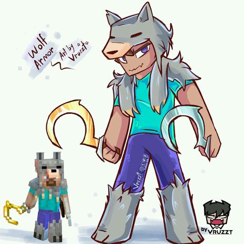 Wolf Armor, Minecraft Wolf, Minecraft Dungeons, Minecraft Comics, Minecraft Images, Minecraft Drawings, Minecraft Pictures, Minecraft Steve, Minecraft Anime