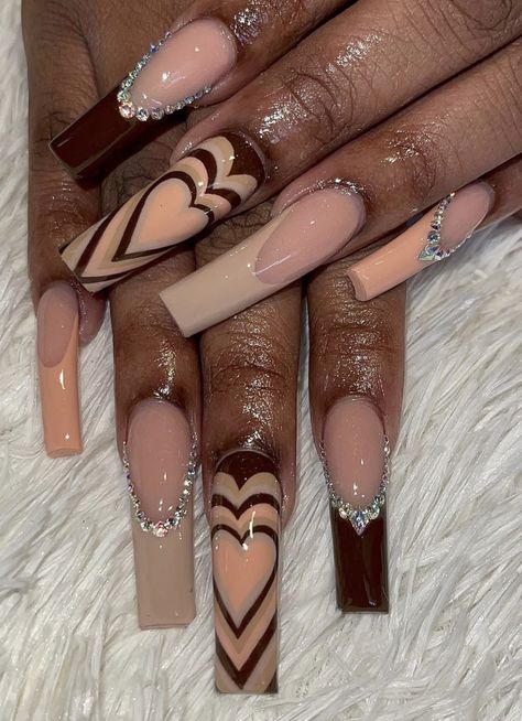 Pointy Acrylic Nails, Beach Nails Art, Holloween Nails, 2023 Nail, Brown Nails Design, Nails Art Ideas, Spring Nail Designs, Long Nail Designs, Almond Nails Designs