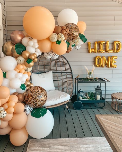 Farmhouse Fall Porch Decor, Farmhouse Fall Porch, Intimate Birthday, 21 Birthday Party Decorations, Guys 21st Birthday, Porch Colors, One Year Birthday, Wild One Birthday, Wild One Birthday Party