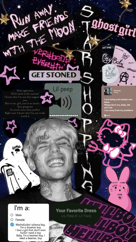 #lilpeep #gustavahr #peep #gbc #gothboiclique #liltracy