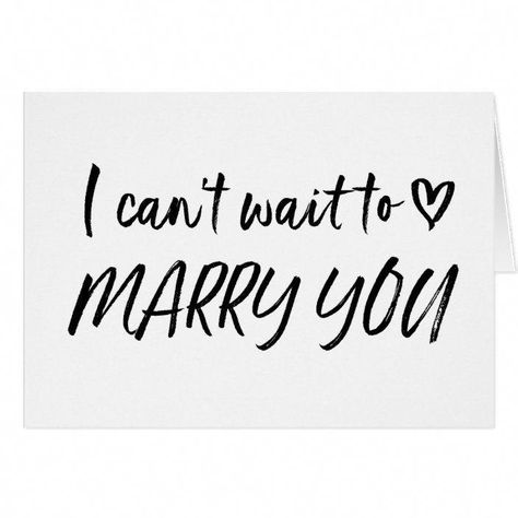 FREE Design Tool on Zazzle! Shop I Can't Wait to Marry You Wedding Card created by CocoPress. Personalize it with photos & text or purchase as is! Fiance Quotes, Married Quotes, Long Distance Love Quotes, Distance Love Quotes, Flirting With Men, Soulmate Quotes, Weird Text, Love My Husband, Cute Love Quotes