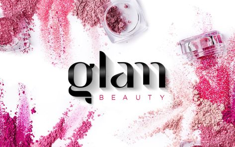 Glam Branding, France Project, Cardboard Printing, Cosmetics Branding, Cosmetics Packaging, Cosmetic Logo, Beauty Logo Design, Offset Printing, Makeup Tutorial For Beginners