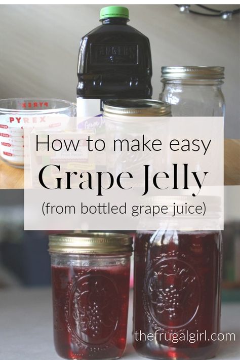 Grape Jelly Recipe, Homemade Grape Jelly, Concord Grape Jelly, How To Make Jelly, Grape Jam, Home Canning Recipes, Jam Recipes Homemade, Apple Jelly, Canning Jam