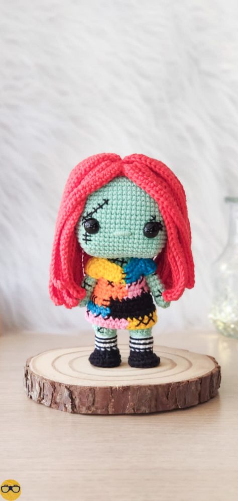 Crochet Sally Doll Free Pattern, Crochet Sally Nightmare Before Christmas, Sally Crochet Pattern, Crochet Zero, Nightmare Before Christmas Crochet, Jack Skellington And Sally, Arabian Princess, Sally Nightmare, Sally Nightmare Before Christmas