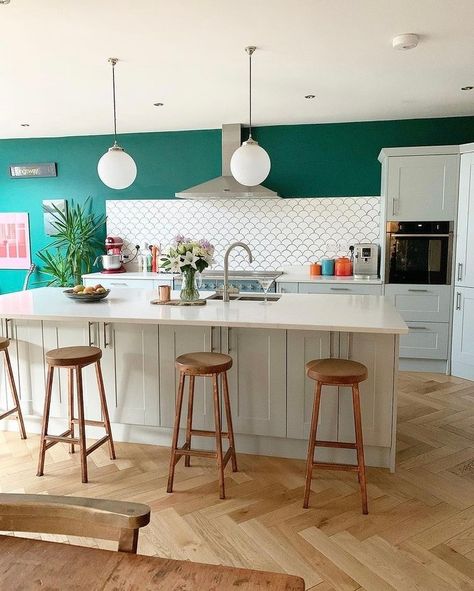 Wren Kitchens (@wrenkitchens) posted on Instagram • Jan 9, 2022 at 9:00am UTC Wren Kitchens, Traditional Style Kitchen, Moroccan Style Interior, Wren Kitchen, Moroccan Lanterns, Greater London, Sea View, Interior Design Portfolio, Moroccan Style