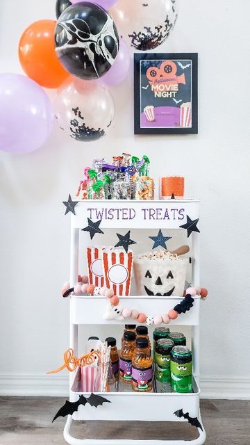 Halloween Concession Stand Ideas, Halloween Movie Night Party Kids, Halloween Concession Stand, Halloween Movie Night Ideas Kids, Movie Night Concession Stand Ideas, Kids Halloween Movie Night, Printable Movie Tickets, Kids Movie Night Ideas, Movie Night Concession Stand