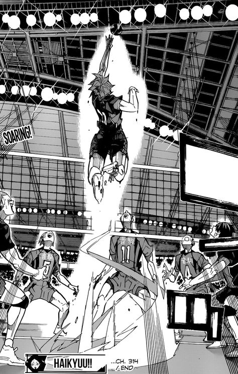 Hinata Shouyou soaring - Karasuno vs Nekoma - Haruichi Furudate - Haikyuu!! - ハイキュー!! Ninja Shoyo, Hinata Harem, Anime English, Haruichi Furudate, Hinata Shoyo, Volleyball Anime, Haikyuu Karasuno, Haikyuu Kageyama, Haikyuu Wallpaper