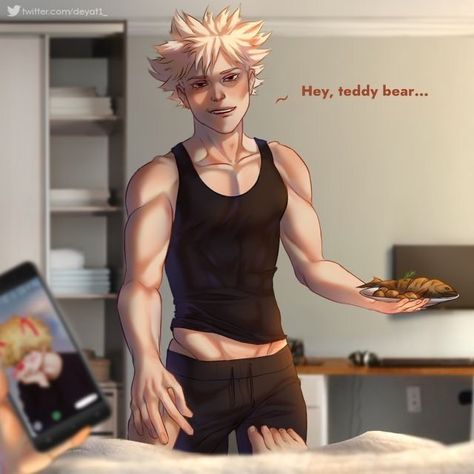 Bakugou Waist, Bakugou As A Boyfriend, Bakugo Hot, 19 Days Anime, As A Boyfriend, Bakugo Katsuki Fanart Cute, Bakugou Manga, Bakugo Katsuki