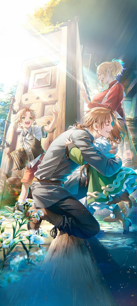 Mushoku Tensei, Anime Group, Otaku Art, Cool Anime Pictures, Light Novel, Live Wallpapers, Guys And Girls, Light Art, Amazing Art