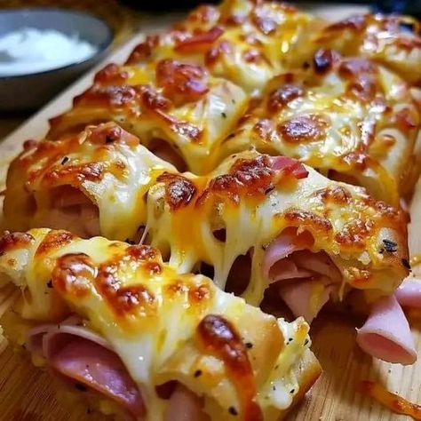 Cheese Sticks Recipe, Jet Tila, Keto Friendly Vegetables, Fried Ham, Ham Sandwich, Rachael Ray Recipes, Canned Ham, Bite Size Appetizers, Ham Sandwiches