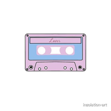 Lover Sticker Taylor Swift, Taylor Swift Cassette, Taylor Swift Drawing, Retro Phone Case, Taylor Swift Party, Taylor Swift Speak Now, Music Cassette, Wallpaper Project, Taylor Swift Posters