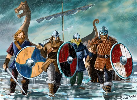 Historical Viking Art, Real Vikings, Viking Books, Historical Warriors, Viking History, Norse Vikings, Viking Art, Medieval Armor, Viking Warrior