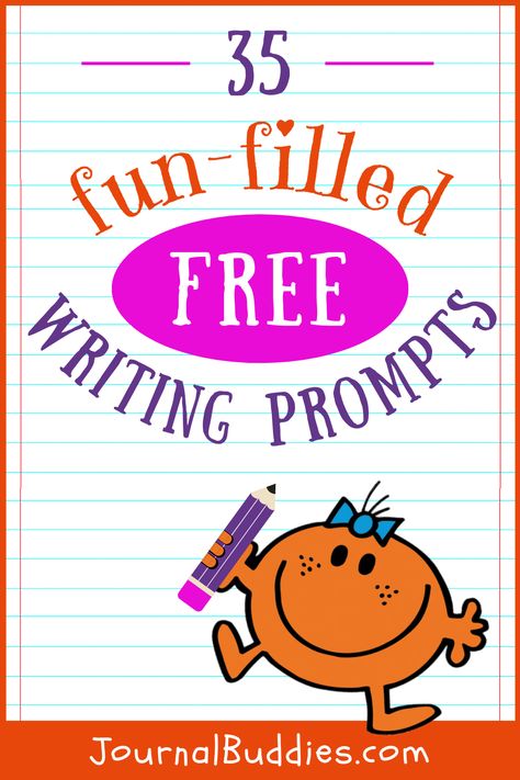 Unlock your student's imagination and creativity with these 35 Fun-filled Free Writing Prompts; a treasure trove of inspiration! Loaded with engaging topics, thoughtful questions, and novel ideas, they're a perfect fit for classroom journals. Watch as students revel in the joy of self-expression and hone their writing skills. Ideal for kindling a love for the written word, one prompt at a time. #FreeWritingPrompts #FreeWriting #JournalBuddies Summer Writing Prompts 5th Grade, Grade 2 Writing Prompts, 2nd Grade Journal Writing Prompts, Class Journals Ideas, Summer Writing Prompts 2nd Grade, Writing Prompts Preschool, Fourth Grade Writing Prompts, Writing Prompts For Elementary Students, Journal Topics For Kids