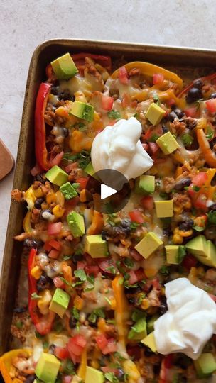 2.7M views · 123K reactions | Comment “recipe” and I’ll DM you the recipe for these super satisfying, easy, and healthy bell pepper nachos.

I love good ‘ol cheesy loaded traditional nachos just as much as the next person (trust me, ask my husband 😂), but I can’t be eating those every day!

So when the nacho craving hits and I want something a little healthier, I make these. They truly are SO GOOD. Instead of tortilla chips, you use bell peppers. I used mini bell peppers because they’re the perfect size, but you can use regular bell peppers, too. Just make sure you cut them wide enough to hold all the toppings.

The full recipe with instructions and lots of tips is linked in my @isabeleats profile or you can comment RECIPE below👇 to have it sent your way!

#bellpeppernachos #easyrecipes Vegetable Nachos, Nacho Night, Bell Pepper Nachos, Pepper Nachos, Mini Bell Peppers, Healthy Nachos, Fall Dinner Recipes, Dinner Entrees, Healthy Eating Recipes