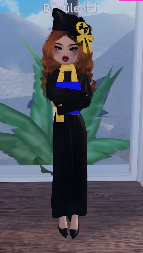 Graduation Colors Theme, Dress To Impress Roblox Graduation, Graduation Dress To Impress Roblox Game, Dti Theme Graduation, Graduation Dress To Impress Outfit, Graduation Outfit Dress To Impress, Dti Graduation Idea, Dress To Impress Graduation Theme, Graduation Dti Outfit