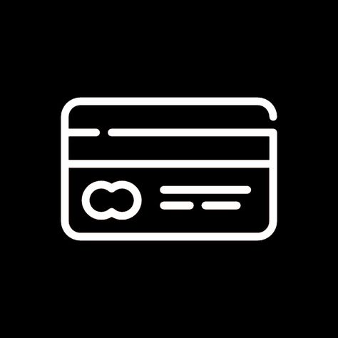 Black Bank App Icon, Bank Widget Icon, Credit Card Logo Design, Black Bank Icon, Bank Card Aesthetic, Bank Icon Aesthetic, Debit Card Aesthetic, Banking App Icon, Bank Wallpaper