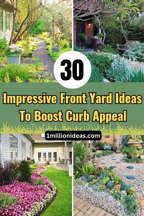 Small Yard Curb Appeal, Front Yard Christmas, Front Yard Inspiration, Modern Curb Appeal, Porch Gardening, Curb Appeal On A Budget, Curb Appeal Landscaping, Porches Ideas, Curb Appeal Garden