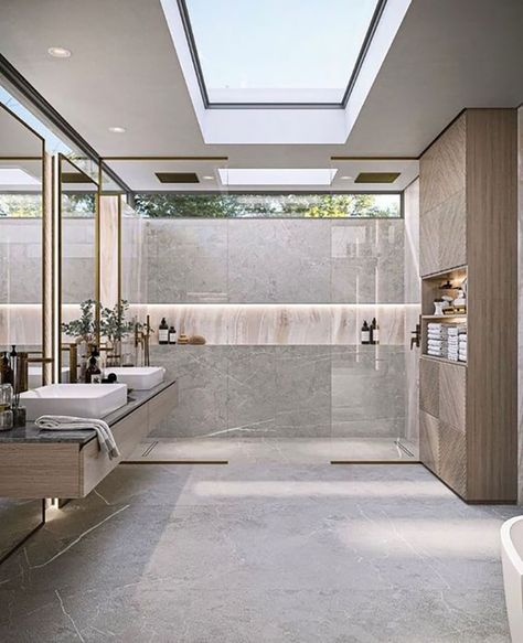 Luxury Master Bath, Modern Master Bath, Bathrooms Luxury, Luxury Bathroom Master Baths, Modern Luxury Bathroom, Luxury Master Bathrooms, Large Bathroom, Master Ensuite, Casa Country