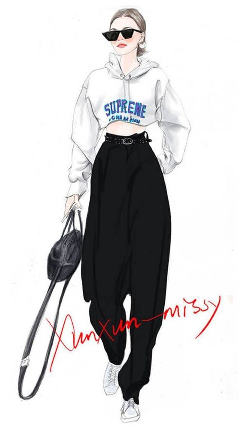 Slouchy Street Style Oatmeal Cookies Chocolate Chip, Oatmeal Cookies Chocolate, Cookies Chocolate Chip, Silhouette Mode, Chocolate Chip Oatmeal Cookies, Fashion Design Inspiration, Croquis Fashion, Fashion Model Sketch, Fashion Figure Drawing