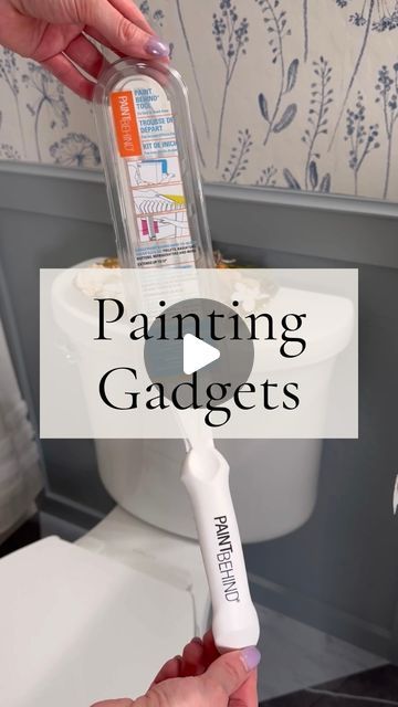 Painting Gadgets, How To Paint Behind A Toilet, Paint Tricks, Bistro Interior, Painting Baseboards, Toilet Painting, Stair Rails, Painting Tool, Amazon Storefront