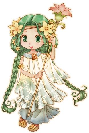 Dessie (女(め)神(がみ)ちゃま, Megami-chama) is a character in Story of Seasons. Dessie is a young goddess who barely passed her training. She mentions how it took her a few times to pass. She can be a little childish, with her being sensitive and crying when she fails continually at magic. While she is a goddess she very new at it and still figuring things out and has a team of nature sprites to help her. Harvest Moon Ds, Trio Of Towns, Harvest Moon Game, Being Sensitive, Story Of Seasons, Ancient Fish, Animal Parade, Rune Factory, Harvest Moon