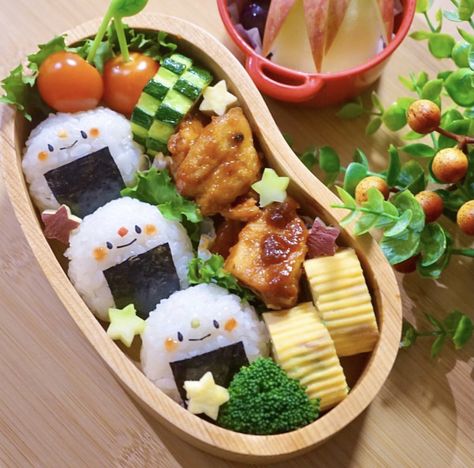 Bento Box Lunch For Kids, Bento Box Recipes, Bento Kids, Lunch Box Idea, Cute Bento Boxes, Japanese Food Bento, Kawaii Bento, Cute Bento, Kawaii Cooking