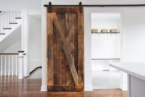 100 Bartlett St, Boston, MA 02129 | MLS #72514157 | Zillow Barn Door Installation, White Barn Door, K Style, Wood Barn Door, Interior Sliding Barn Doors, Glass Barn Doors, Knotty Pine, Double Barn Doors, Door Hardware Interior