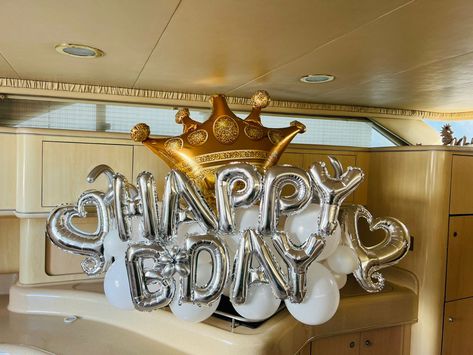 Package 2 Yacht Party, Yacht Rental, Cancun, Party Ideas, Balloons, Birthday