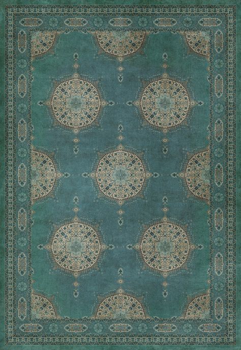 Vinyl Flat Area Rugs | Rugs Direct Vinyl Floorcloth, Vinyl Floor Cloths, Vintage Vinyl Flooring, Cottage Rugs, Floor Cloths, Vinyl Rug, Floor Cloth, Rug Persian, Persian Pattern