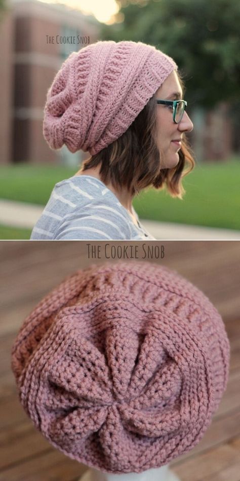 Super Slouchy Knit Hat, Crochet Hats Slouchy, Slouchy Hats Free Pattern, Free Crochet Slouch Hat Patterns For Women, Loose Beanie Crochet Pattern, Crochet Chemo Hat Pattern Free Slouchy Beanie, Slouchy Beanie Crochet Pattern Free Slouch Hats, Crochet Hat Slouchy, Crochet Slouchy Hat Free Pattern Easy