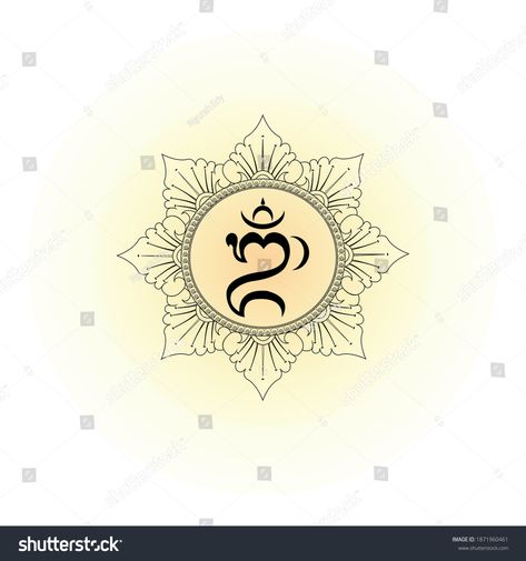 Balinese Tattoo, Om Tattoo, Symbol Tattoos, Sacred Symbols, Holy Water, Symbolic Tattoos, Balinese, Concept Store, Stock Vector