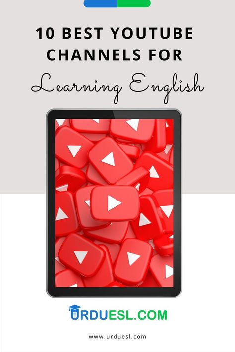 In this article, we will discuss the best youtube channels for learning English. There are a lot of good youtube channels that can help you learn English. In this video, we will discuss some of the best Youtube channels for learning English in 2022. We have selected these top 10 YouTube channels because they offer high quality content and they also provide free resources to their subscribers so that everyone can benefit from them without paying anything extra! Itzy Names Members, Best Youtube Channels, Learn English For Free, Websites For Students, Grammar Tips, Vocabulary Lessons, English Channel, English Vocab, Learn English Grammar