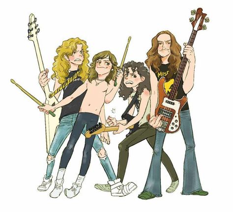 ~METALLICA ANIMATED~ Metallica Cartoon Art, Metallica Cartoon, Metal Drawing, Metallica Art, Musician Art, Rock N Roll Art, Heavy Metal Music, Arte Sketchbook, Thrash Metal