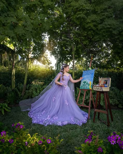 Tangled Photo Shoot, Rapunzel Quince Dress, Repunzel Quince, Tangled Themed Sweet 16, Tangled Quinceanera Theme, Rapunzel Photoshoot, Rapunzel Sweet 16, Tangled Quince, Rapunzel Quince